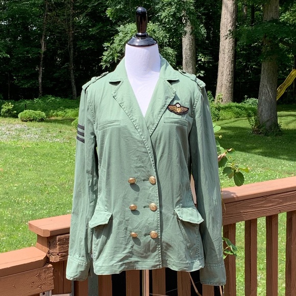 cAbi 326 Green Sergeant Patch Military Jacket Sm - Picture 2 of 8